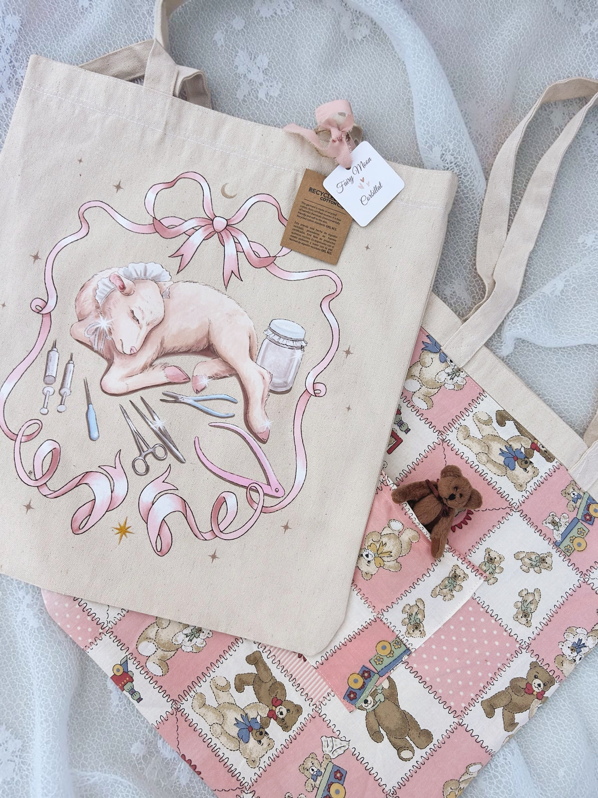 Tote Bag - Fairy Moon X Corbillat