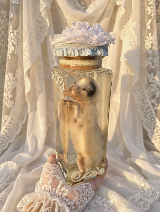 wet specimen - baby fox